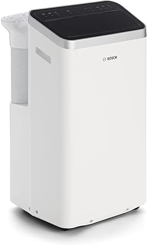 Bosch Cool 4000 Portable AC - 3 en 1 Climatiseur, Déshumidificateur, Ventilateur - 2,6 kW pour les pièces jusqu'à 35m² - Avec Mode Auto, Mode Silencieux et Mode Veille (48 db (A)) [Classe A+]