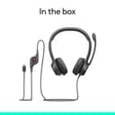 Logitech H390 kabelgebundenes Headset für PC/Notebook, Stereo-Kopfhörer mit Mikrofon mit Geräuschunterdrückung, Stereo, Bedienelemente am Kabel, Works with Chromebook – SCHWARZ - 9