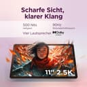 Lenovo Idea Tab Tablet | 11 Inch LCD Screen 2.5K 16:10 | MediaTek Dimensity 6300 | 8GB RAM | 128GB Memory | Android 15 | Luna Grey | With Stylus - 8