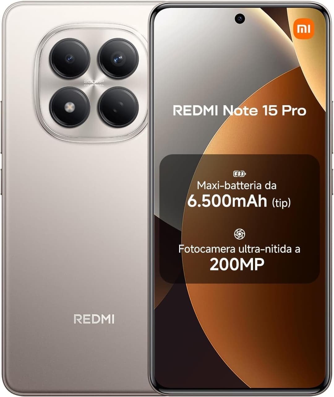 XIAOMI Redmi Note 15 Pro 8+256 Titanium (No power adapter…