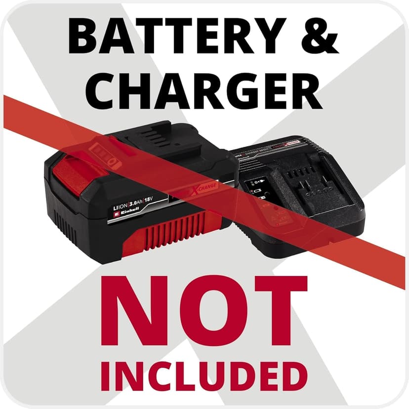 Einhell Cordless Drywall Screwdriver 18V Power X-Change, 4000 RPM, Depth Stop, Magnetic Bit Holder, LED, Lightweight Drywall Drill Driver with Storage Case, Without Battery TE-DY 18 Li Solo - 6