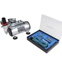 Timbertech Airbrush Kit with Air Compressor ABPST05 With Powerful Airflow and High Working Pressure for Hobbies Crafts Nail Art Tattoos Cake Decorating Cosmetics Auto-Motorcycle Graphics and so on - 5