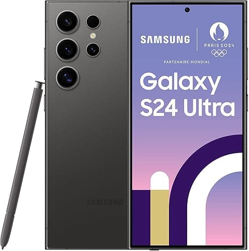 Samsung Galaxy S24 Ultra 17,3 cm (6.8") Double SIM 5G USB Type-C 12 Go 256 Go 5000 mAh Noir (Renewed)