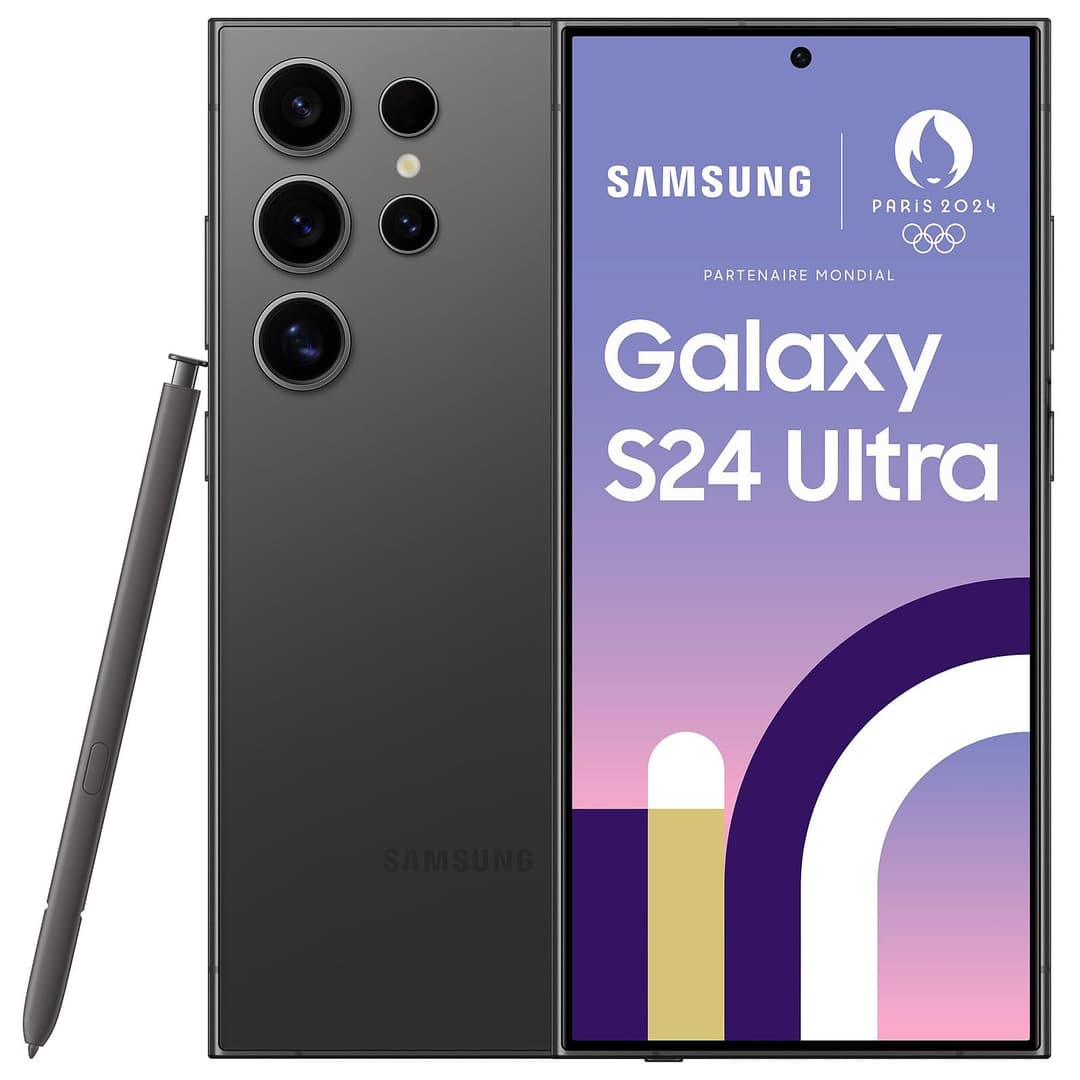 Samsung Galaxy S24 Ultra 17,3 cm (6.8") Double SIM 5G USB Type-C 12 Go 256 Go 5000 mAh Noir (Renewed)