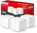 MERCUSYS TP-Link Halo H1500X (3-Pack) AX1500Mbps WiFi 6 Mesh Router, Coverage Up to 550 m², Dual Band, Powerful Repeater, 3 Gigabit Ports, Parental Control, Plug and Use - 1