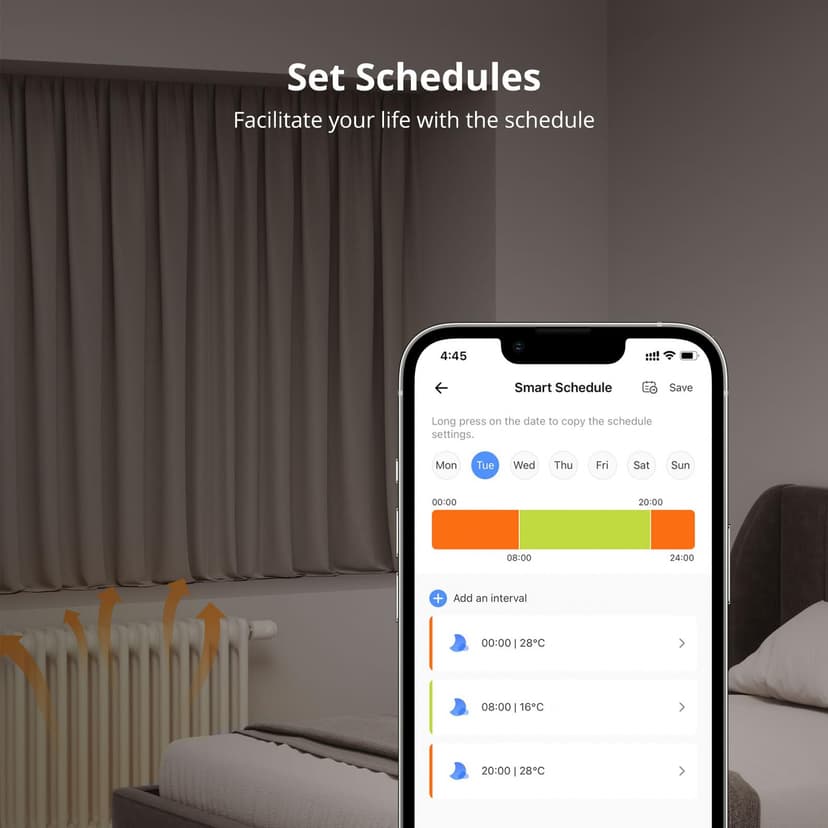 SONOFF ZigBee 3.0 Vanne Thermostatique Radiateur, Thermostatique Connectée et Intelligente, Détection de Fenêtre, Contrôle Vocal, Compatible avec Alexa/Home Assistant, Requiert Le Hub Zigbee (2 Pack) - 3