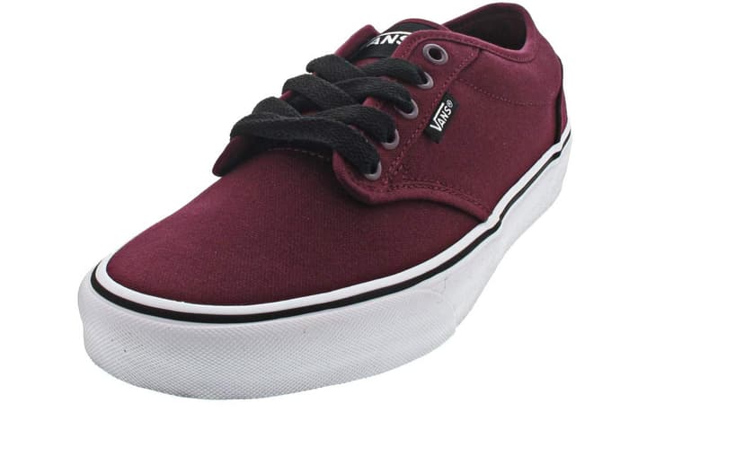 Vans Men's Mn Atwood Sneaker, White Canvas Oxblood White, 9.5 UK - 3