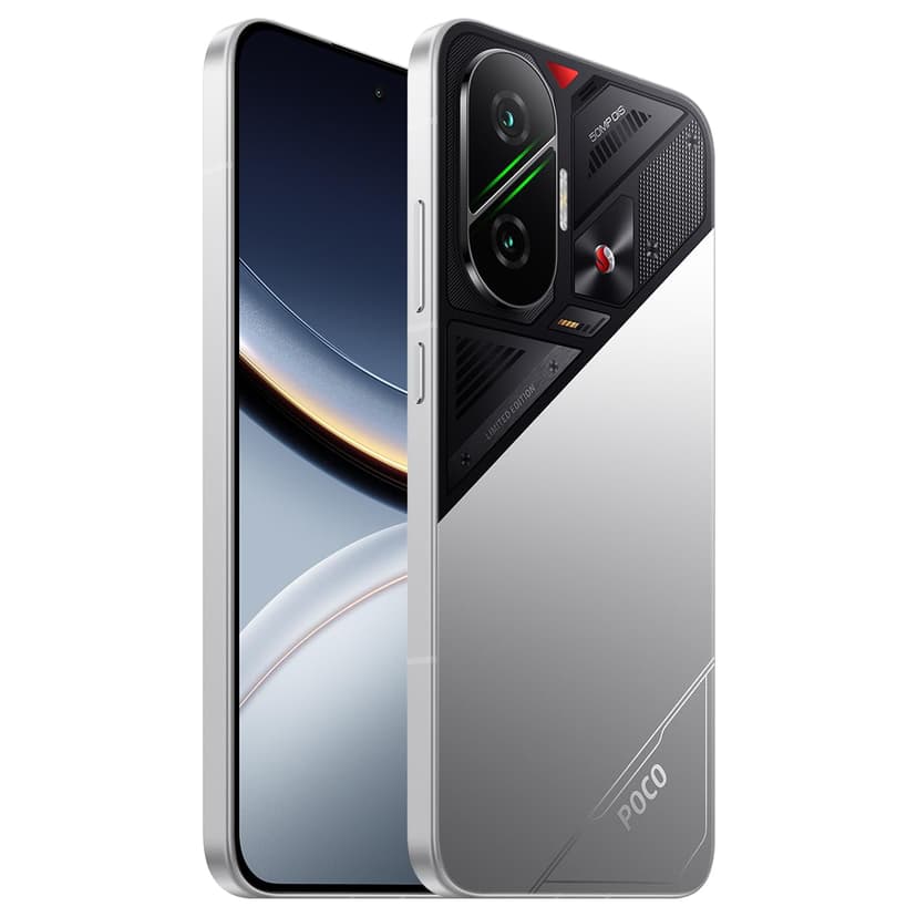 POCO F7 Smartphone, 12GB+256GB, White, Flagship Snapdragon® 8s Gen 4, 6500mAh Battery, 50MP Sony Camera with OIS, 6.83" 1.5K 120Hz AMOLED Display (No Power Adapter Included) - 7