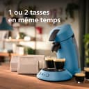 Philips Senseo Original Plus Machine à café à dosettes, Sélection de l'intensité du café, Technologie Coffee Boost, 2 tasses a la fois, Plastique recyclé, Bleu Paon (CSA210/00) - 2