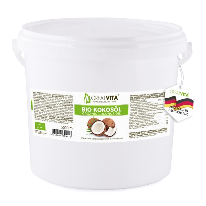 MeaVita Huile de Noix de Coco Biologique Native dans un S… - 1