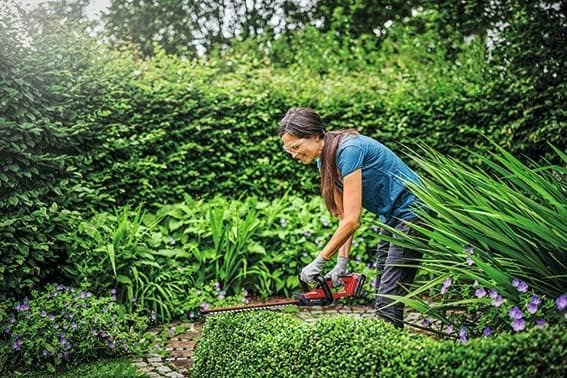 Einhell Cordless Hedge Trimmer 18V Power X-Change, 40cm (16 Inch), Lightweight, Laser-Cut Diamond-Ground Steel Blades, incl. Quiver, Without Battery GC-CH 18/40 Li Solo - 5