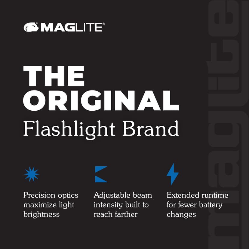 Maglite ML25LT 3 C-Cell Flashlight, Aluminium, Black, 173 lm - 5