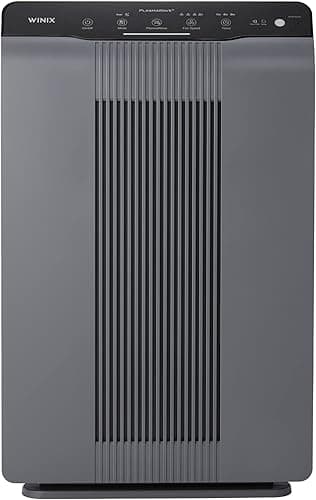 Winix Air Purifier 5300-2, CADR 390 m³/h, (up to 99 m²) HEPA H13 and PlasmaWave Technology. Reduces hay fever, pollen and odors to 99.999%. 8H timer. Living rooms and offices