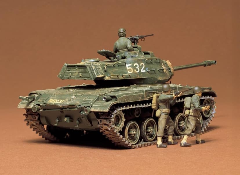 Tamiya - 35055 - Maquette - Char d'assaut - Char Us M41 Bulldog - 2