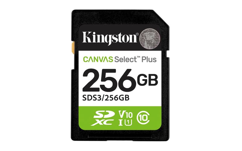 Kingston Cartes mémoire SD Canvas Select Plus 256Go SDXC … - 1