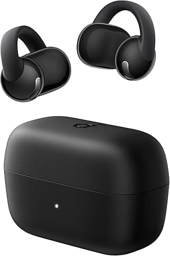 soundcore C50i by Anker, Open-Ear Headphones, Clip-on Earbuds, Ultra-Comfort, FlexiClip Design, 12 mm Drivers for Powerful Bass, AI Clear Calls, 28H Playtime, Secure Fit, Hi-Res, IP55, Bluetooth 6.0