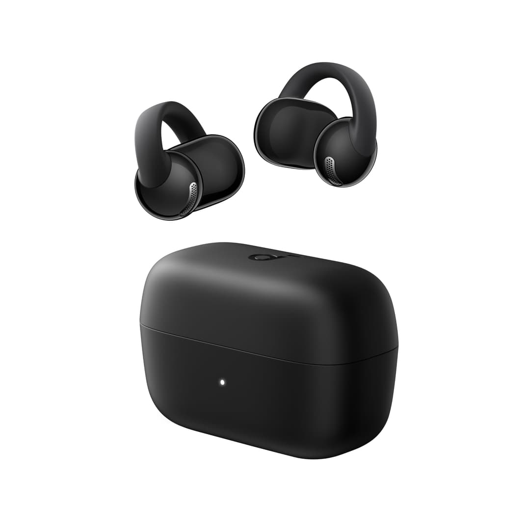 soundcore C50i by Anker, Open-Ear Headphones, Clip-on Earbuds, Ultra-Comfort, FlexiClip Design, 12 mm Drivers for Powerful Bass, AI Clear Calls, 28H Playtime, Secure Fit, Hi-Res, IP55, Bluetooth 6.0