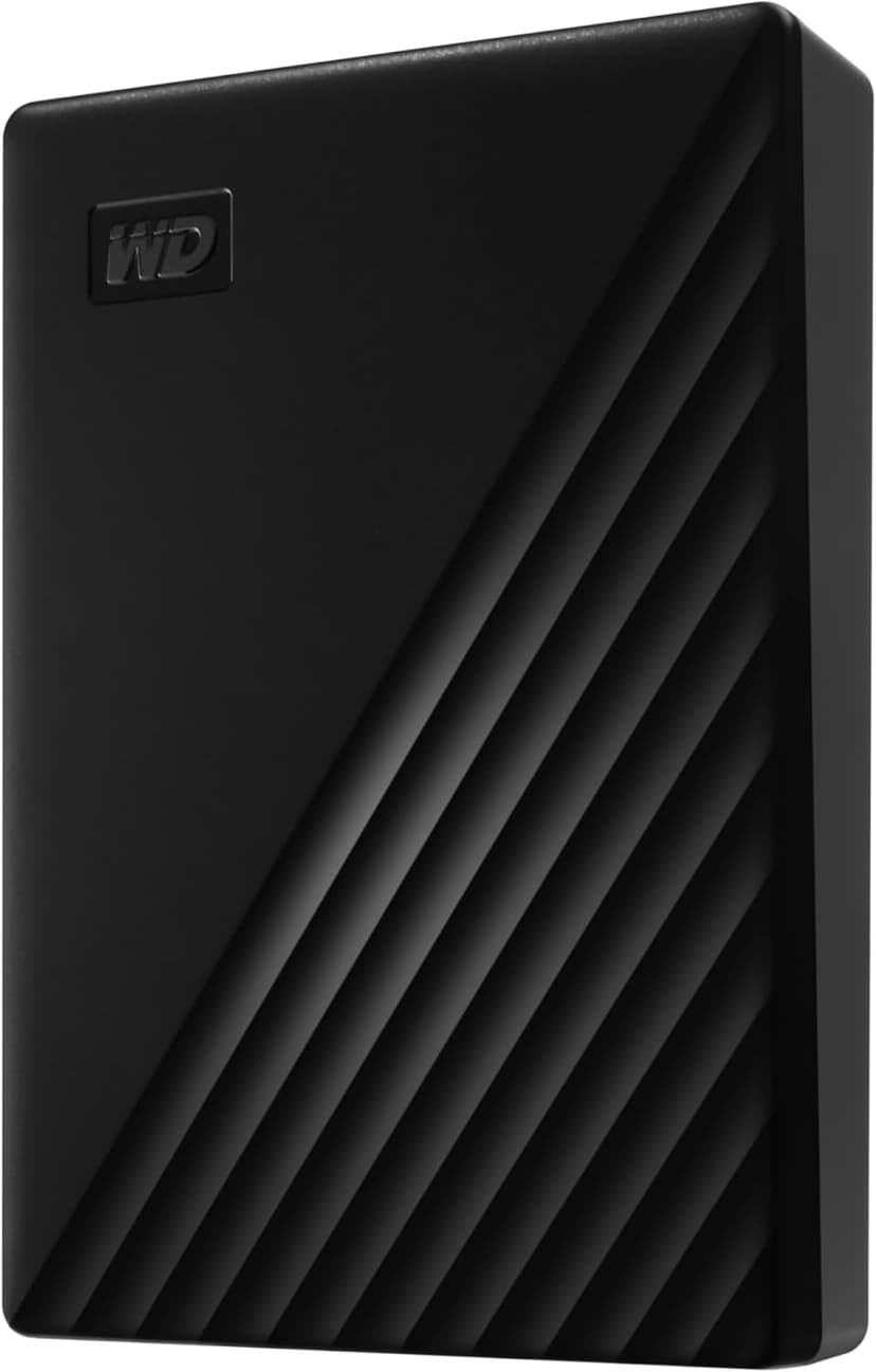 WD 6TB My Passport portable external storage, external hard drive, USB 3.0, portable HDD with software for device management, backup and password protection, works with PC, Xbox &Playstation, Black - 1