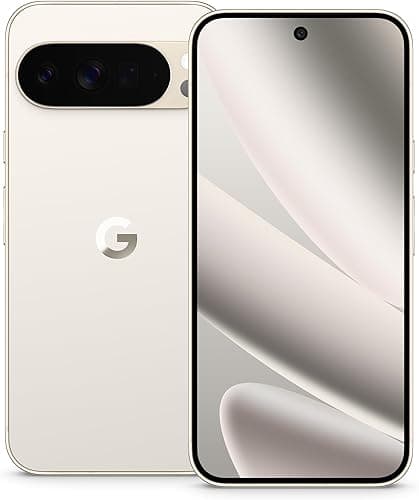 Google Pixel 10 Pro XL - Unlocked Android Smartphone with Gemini, Triple Rear Camera, 24+ Hour Battery and 6.8" Super Actua Display - Porcelain, 256GB