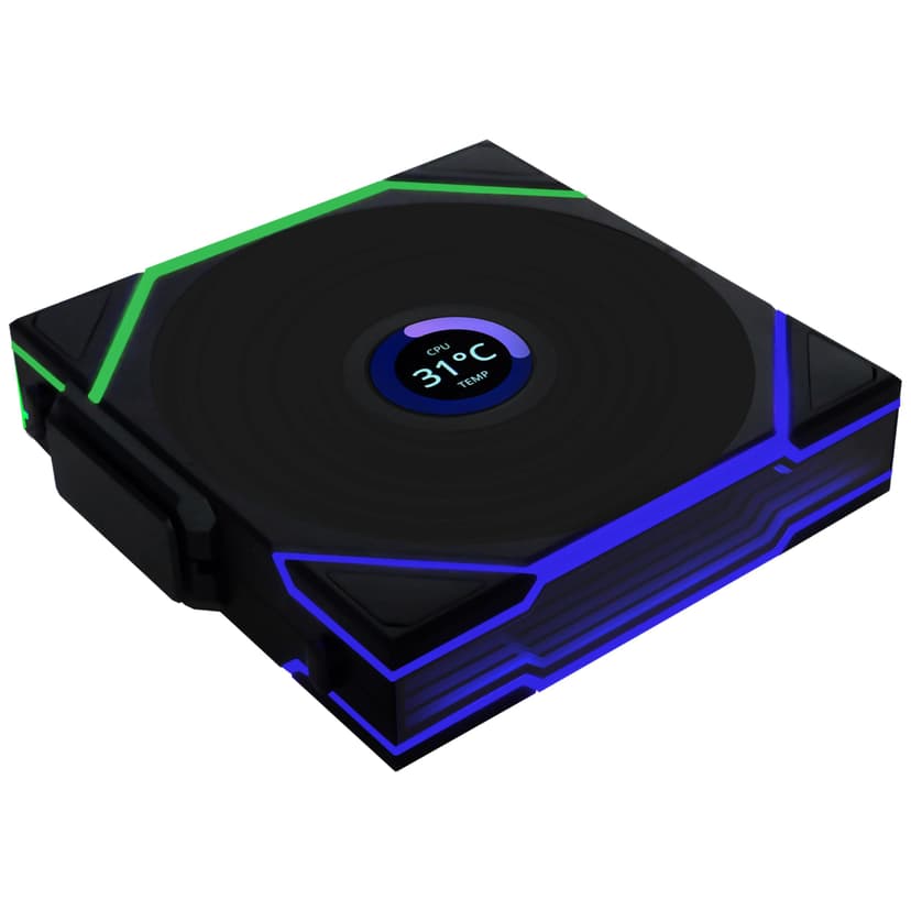 Lian Li UNI FAN TL Wireless LCD PC Fan 120mm RGB – Revers… - 1