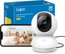 Tapo 3MP Indoor Wi-Fi Camera (2K), Surveillance Camera, Night Vision, Real Time Notifications, Cloud Storage and MicroSD up to 256GB, Works with Alexa and Google Assistant C210, ‎‎bianco - 1