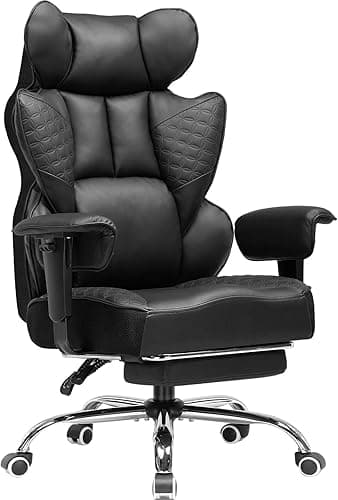 COMHOMA Gaming Chair, Ergonomic Office Chair with Adjusta…
