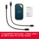 SANDISK Extreme Pro Portable SSD 4TB (up to 2000MB/s Read/Write speeds, 256 bit AES Hardware encryption, up to Three-Meter Drop Protection, IP65 Water and Dust Resistance) Monterey - 3