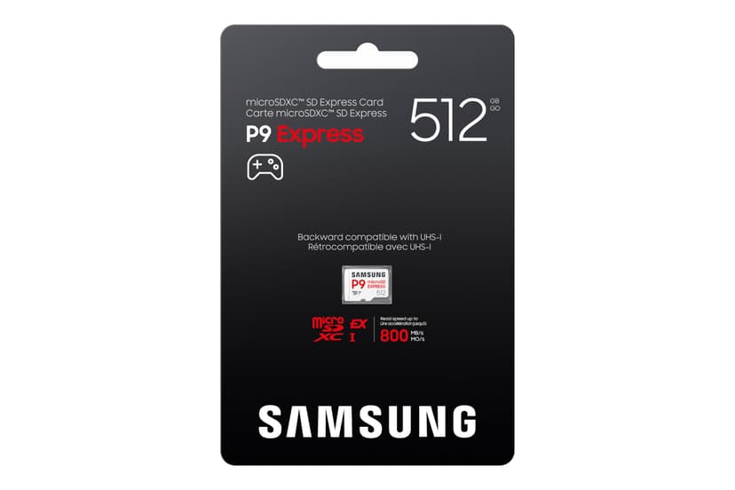 Samsung P9 Express microSD 512 GB, High-Speed Gaming Memory Card for Nintendo Switch 2, 800 MB/s Read, For 4K UHD Video, Consoles and Cameras, MB-MK512T/WW - 3