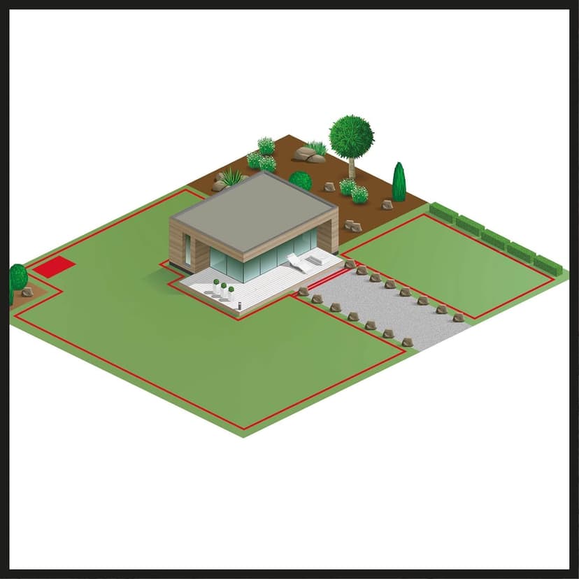 Einhell mower robot FREELEXO 300 Solo Power X-Change (Li-Ion, 18 V, 300 m², second-area mode, with installation accessories, without battery) - 8