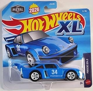 Hot Wheels XL Porsche 934.5 [Bleu] 1/24 Nouveau pour 2026! Véhicule jouet moulé sous pression à l'échelle 1:43 - 1