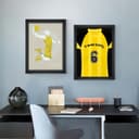 Tinkeps Football Shirt Frame Display - Engineered Wood & Acrylic, Jersey Display Case, Black - 4