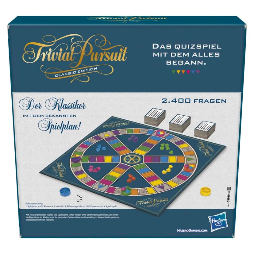 Hasbro - C1940100 Jeu de questions Trivial Pursuit (Version allemande) - 6