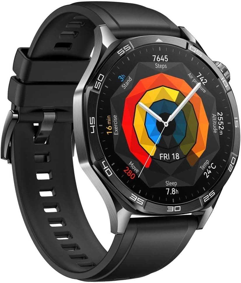 HUAWEI Watch GT 5 46 mm Smartwatch, Stylish Design, New Running and Cycling Mode, Health Monitor, 14 Days Battery Life, iOS and Android, Black - 2