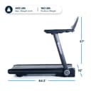 Echelon Stride 6s-10 Auto-Fold Smart Treadmill, Home Use Treadmill, 300 lb Capacity, Motorised Incline, 10 Inch HD Touchscreen, Quiet Brushless Motor, Foldable Treadmill with USB Port - 7