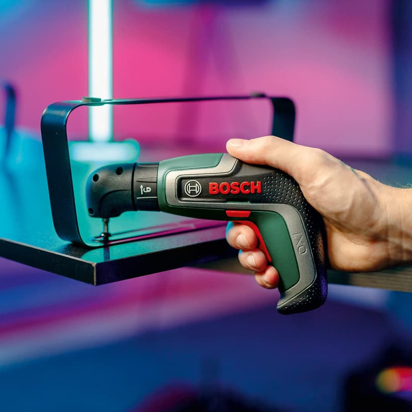 Bosch Home and Garden IXO Cordless Screwdriver (7th Generation, 3.6V, 2.0Ah, 5.5Nm, with Micro USB Cable, Includes Angle Attachment, Screws up to 190 Screws, in Box) - Amazon Edition - 2