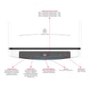 Ariston Velis Pro Wifi Electric Water Heater Low Power Consumption Multiple Positions 100L Flat with Wi-Fi and ECO EVO Function, 127.2 x 27.5 x 51.1 cm, for Installation in Spain - 4