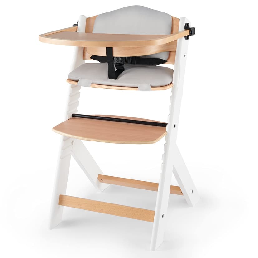 kk Kinderkraft Enock High Chair Cushion, Gray - 6