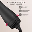 TYMO Hair Dryer Brush Blow Dryer Brush in One, 4 in 1 Ionic Hairdryer and Styler Volumizer with Oval Titanium Barrel, Hot Air Straightener for Smooth Frizz-Free Blowout, Gold - 6
