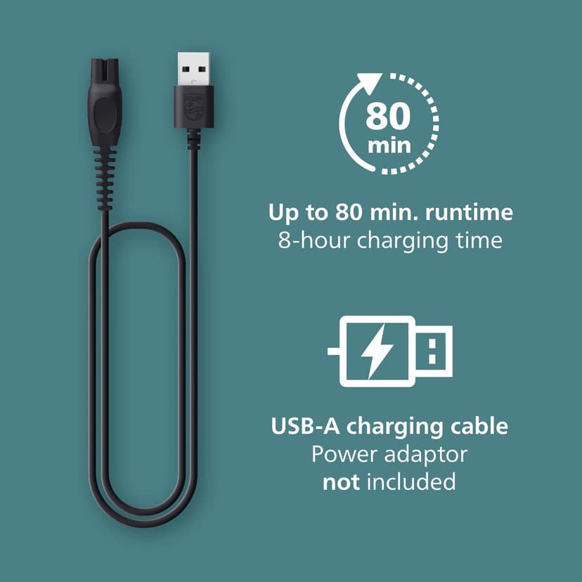 Philips Body Groomer 3000 Series - Trimmer for Men with Triple Protect Shave System, Intimate Trim & Shave, Close and Smooth on Skin, 100% Showerproof, 80 Min. Runtime, Model BG3480/15 - 7