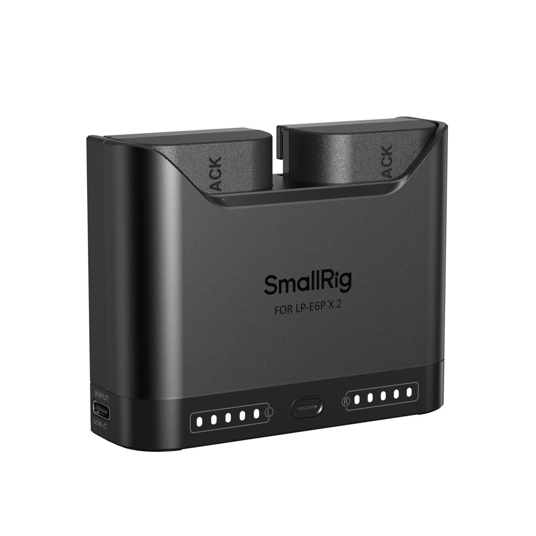 SMALLRIG LP-E6P Kit de Batteries pour Canon, 22,5 W Charg…