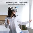 AMVR FC4A Face Cover Pad Interface Faciale Compatible avec Meta/Oculus Quest 3, Coussin en Soie Glace avec Design Ventilateur, pour Bandeau Halo avec Ventilateur (non compatible avec Quest 3S) - 7