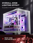 AsiaHorse DAWN Pro 120mm ARGB PC Case Fan [3 Pack] Infinity Mirror Daisy Chain HDB Bearing 1850 RPM PWM High Airflow 71 CFM High Static Pressure 2.6 mmH2O 5V 3Pin RGB Sync - 5