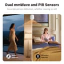 Aqara Détecteur de Présence sans Fils 5-en-1 FP300, Thread/Zigbee,Radar mmW+PIR,Détection de Mouvement/Présence/Lumière/Température/Humidité,Compatible avec Apple Home,Alexa,Home Assistant,Google - 3