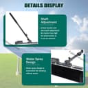 Telescopic Rod PV Panel Wash Cleaning Machine, Solar Panel Cleaning Equipment Solar Cleaner Robot, Solar Panel Cleaner, Electric Water Fed Pole Kit, 360° Rolling Cleaning Water Brush,7.5M/25Ft - 4