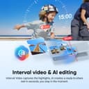 Insta360 GO 3S 64GB Arctic White - 4K Tiny Portable Vlogging Camera, Hands-Free POVs, Mount Anywhere, Stabilization, 140 Min Battery Life, 10m Waterproof, AI Editing, For Vlog, Travel, Outdoor - 7