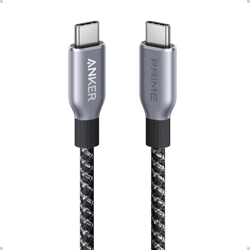Anker Prime Câble USB C vers USB C, 240W Câble USB C Recharge Rapide, Nylon Tressé Upcyclé Haute Durabilité, câble USB 2.0 pour iPhone 16/16 Pro/16 Pro Max/16 Plus, MacBook, iPad, Galaxy S24 (0,9m) - 1