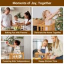 COSYLAND Montessori Learning Tower for Children from 1 Year - Safe Children's Learning Tower from 2 Years - Sturdy Toddler Tower, Natural Colour - 7