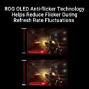 ASUS ROG Swift 32” 4K OLED Gaming Monitor (PG32UCDP) - WOLED, Dual Mode (4K 240Hz, FHD 480Hz), 0.03ms, G-SYNC Compatible, Custom Heatsink, AI Gaming, 99% DCI-P3,True 10-bit, USB-C 90W, 3yr Warranty - 5