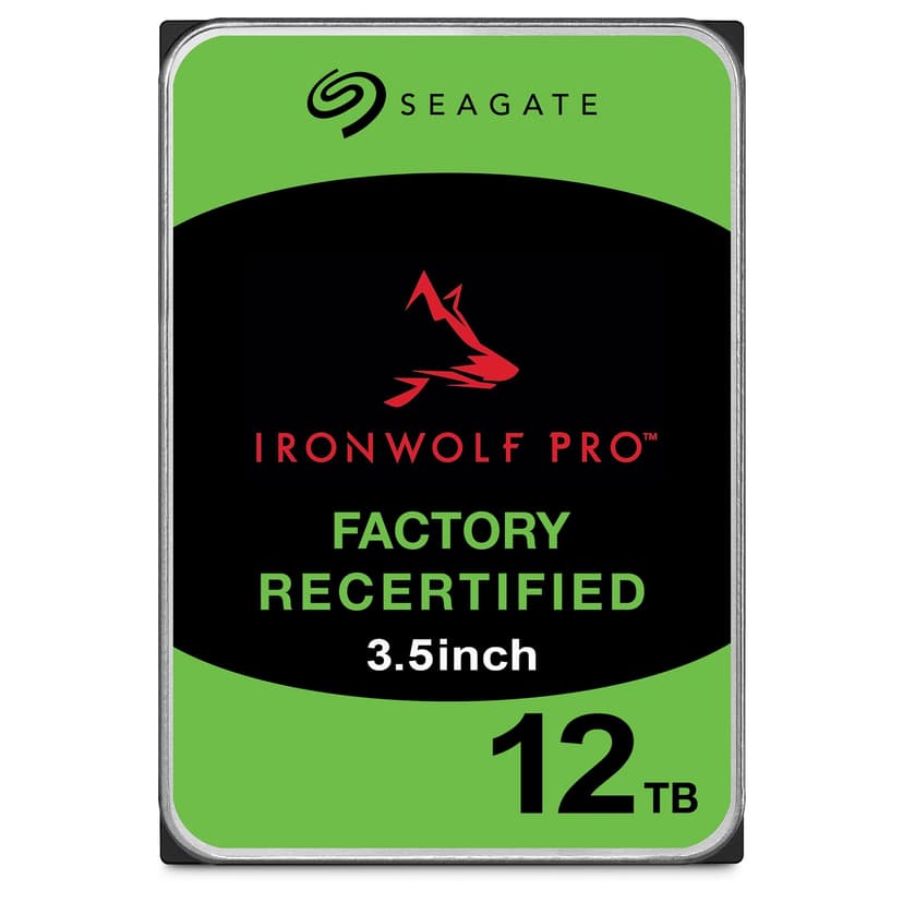 Seagate IronWolf Pro 12 to - Disque Dur 7200 TR/Min pour NAS - ST12000NT001 - 1