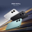 POCO X8 Pro, Smartphone 8+512 GB, Flagship Dimensity 8500-Ultra, 6500mAh (typ) battery, ultra-bright AMOLED display, 50MP Sony IMX882 with OIS, Green, 1 year extra warranty, Charger Not Included - 8